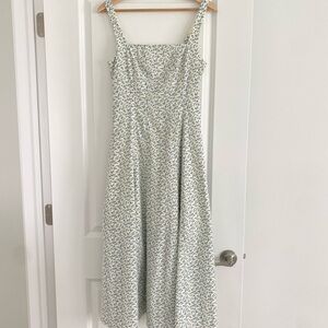 Abercrombie & Fitch Blue and White Floral Maxi Dress